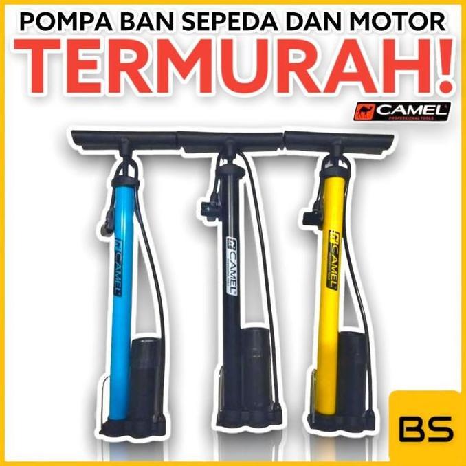 Murah Pompa Sepeda Camel Pompa Sepeda Tekanan Tinggi Pompa Motor Pompa Angin