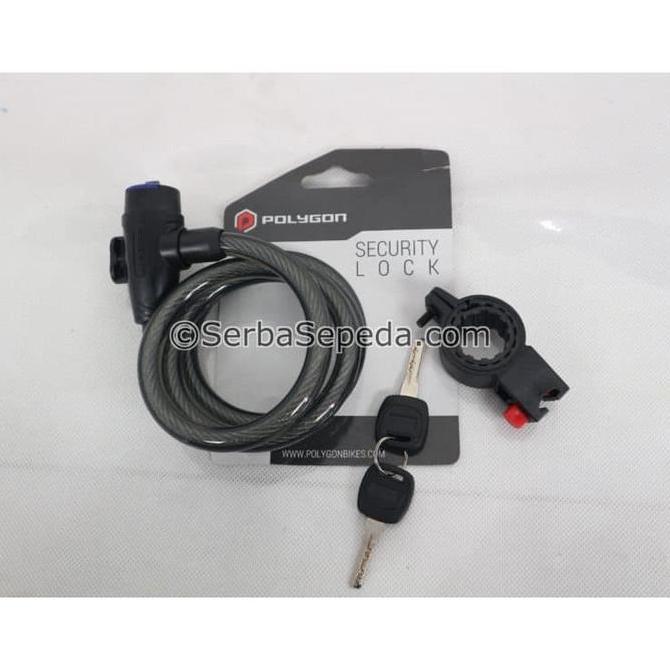 Promo Kunci Sepeda Spiral Polygon Cod