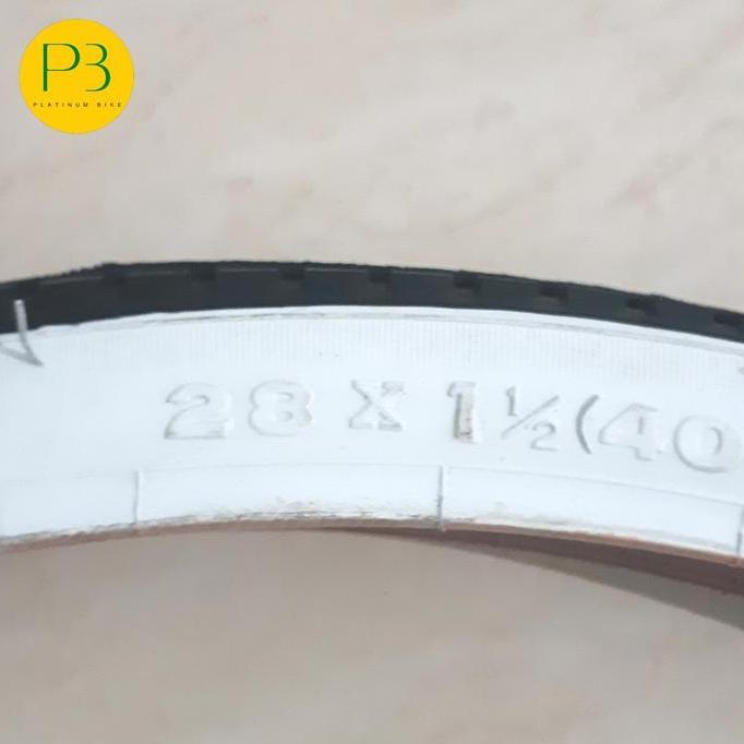 Promo Ban Luar SWALLOW untuk Sepeda Ukuran 28 x 1 1/2 HITAM PUTIH Diskon