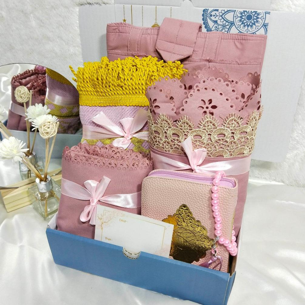 HOT PRODUCT Seperangkat Alat Sholat Seserahan / Alat Sholat Seserahan 1 Paket / Hampers Lebaran Muke