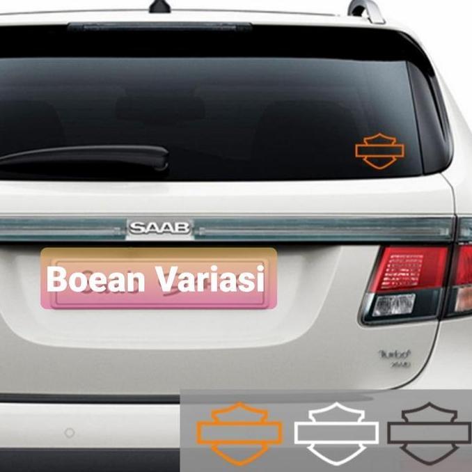 Sticker Kaca Mobil/Body Mobil Garis Harley Davidson