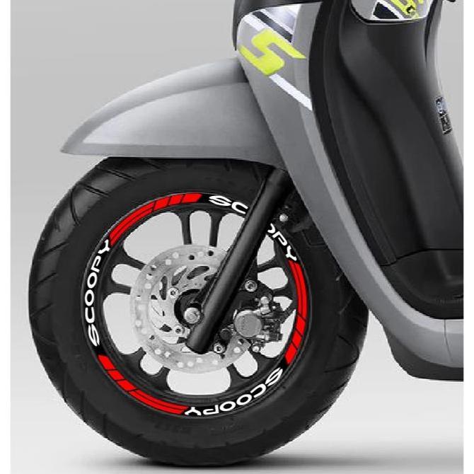 Stiker Velg Ban Scoopy 2020-2023 Stiker Pelek Ban Scoopy 2020-2023