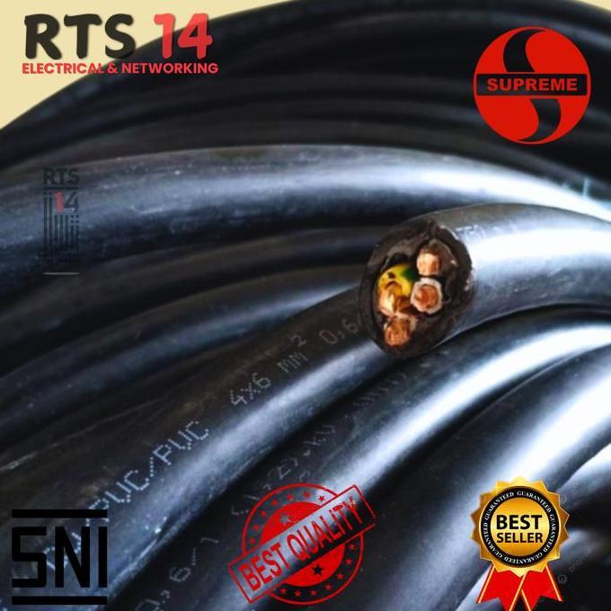 Ready stock Kabel NYY 4x6 Supreme / Kabel Power NYY 4x6 SUPREME