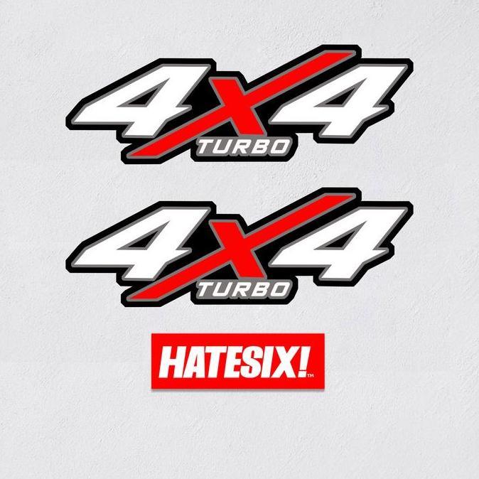 Sticker Stiker Decal OffRoad Winch 4x4 4 x 4 Turbo hatesix