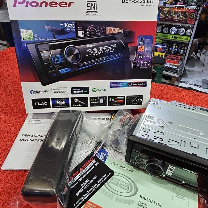 Head Unit Single Din Pioneer DEH-S4250BT MIXTRAX