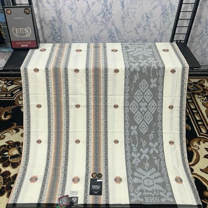 Murah SARUNG BHS EXCELLENT SILVER SONGKET/SARUNG BHS/SARUNG BHS SERI PUTIH Non COD