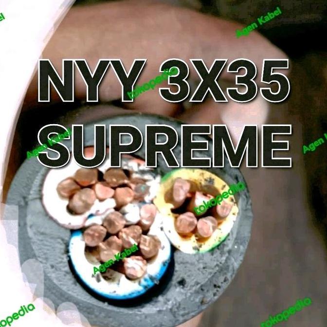 Ready stock NYY 3x35 mm SUPREME / KABEL TUFUR 3 x 35 / KABEL LISTRIK 3x352 mm SP