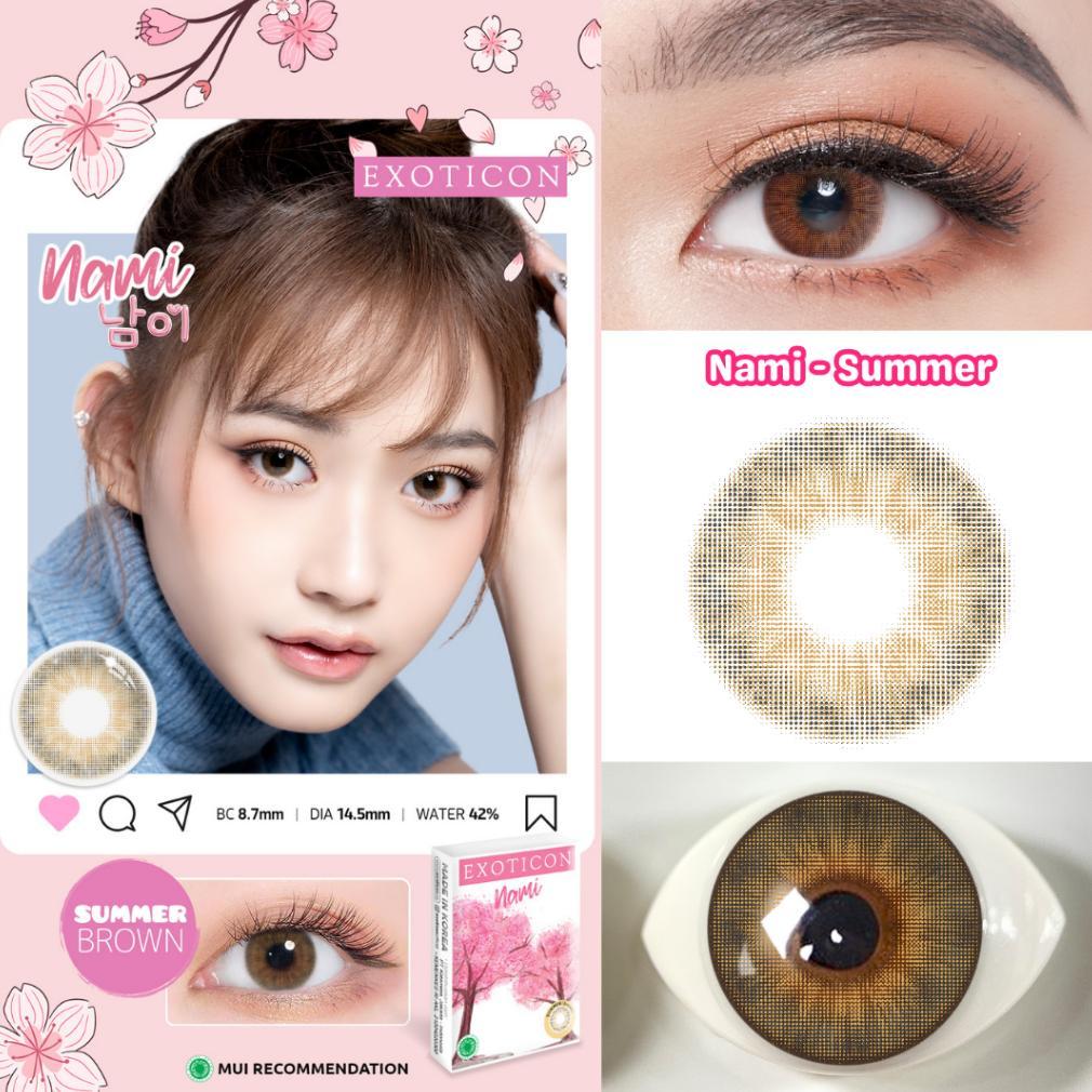 100% Aman Exoticon Softlens Nami Series Winter | Summer | Spring | Autumn | Storm | Soflens Korea