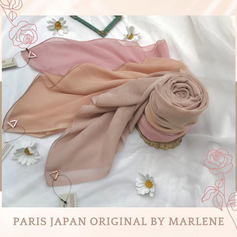 Jilbab Instan - Hijab Segiempat Paris Japan Original Premium By Marlene | Paris Jepang
