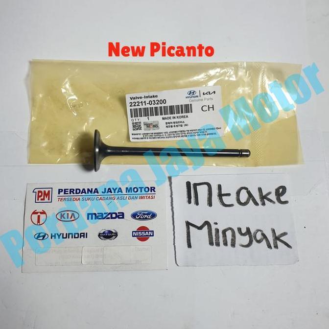 Klep Api Minyak Valve In Ex Intake Exhaust Hyundai Atoz Grand Avega New Tucson Kia Visto New Picanto