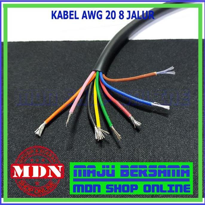 Promo Kabel Awg 20 8 Jalur Original - Kabel Awg 8 Jalur Cod