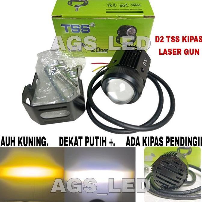 Lampu Sorot Denkipas Tss Laser Led Super Terang Anti Air Anti Hujan / Lampu Tembak Laser Led D2 Kipa