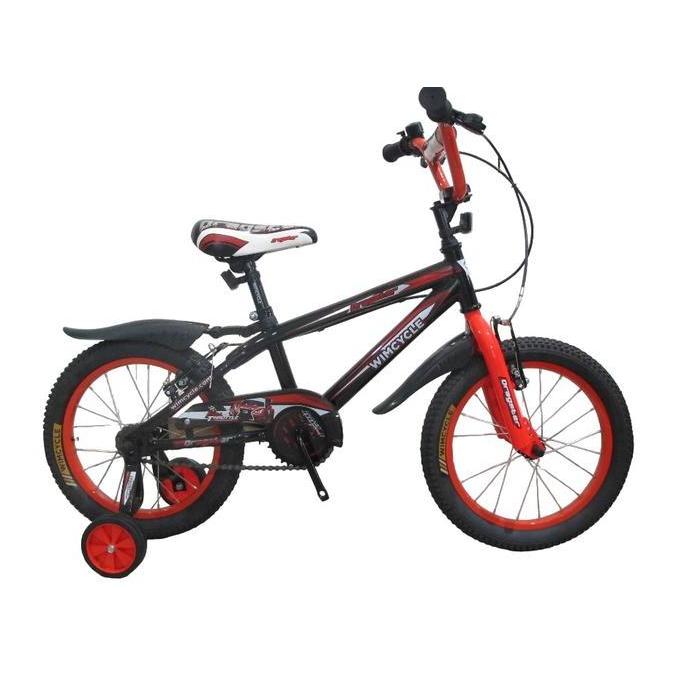 Bikes Wimcycle Bmx Dragster [16/18 Inch] Sepeda Anak Dengan Roda Bantu