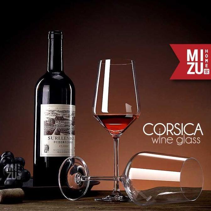 MIZU CORSICA Wine Glass Bordeaux Gelas Red Wine Anggur Merah Cocktail