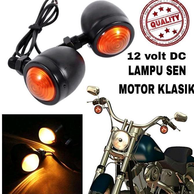 Lampu Sen Motor Klasik / Lampu Sen Klaksik /Lampu Sen Notor Cllasic Cahaya Kuning /Lampu Sen Kualita