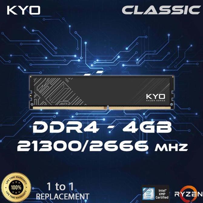 TERLARIS - RAM PC KAIZEN DDR4 4GB 21300 / 2666 MHz RAM PC DDR4 4GB 2666 MHz