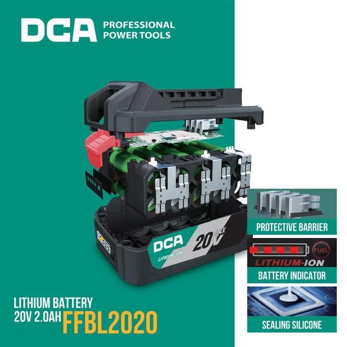 Sale Dca Battery Lithium-Ion / Baterai 20Volt 2.0Ah Ffbl2020