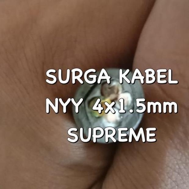 Promo Nyy 4X1.5 Mm Supreme / Nyy 4 X 1.5 Mm Supreme / Kabel Tufur / Engkel Cod