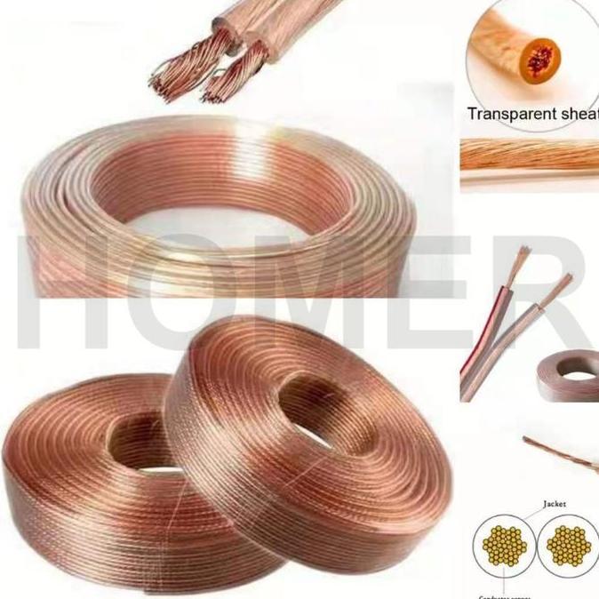 Promo Kabel Serabut Transparan Kabel Monster Kabel Serabut Kabel Listrik Kabel Audio Kabel Transpara