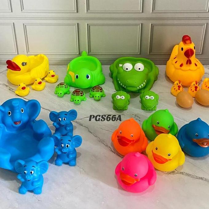 Mainan Bebek Beranak Mainan Bayi Bebek Bath Toys Karet Mandi Bebek Mainan Bebek Viral Mainan air