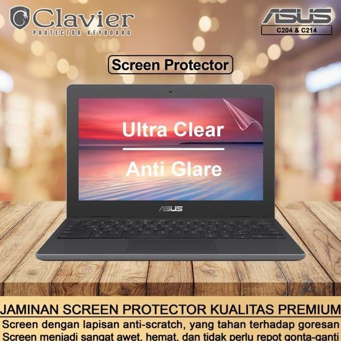 Cover Garskin Laptop Asus ChromeBook Flip C214 C214M C214MA Bening