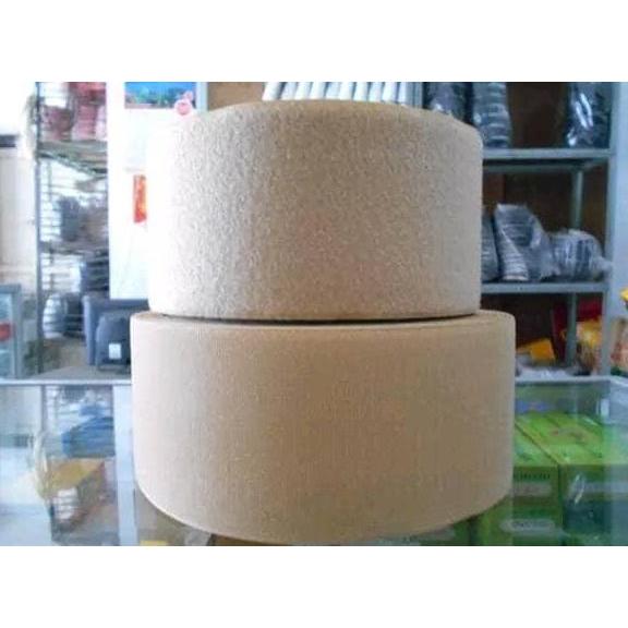 Sora- Velcro/ Prepetan/ Perekat Kain 10 Cm Warna Coklat Muda Permeter