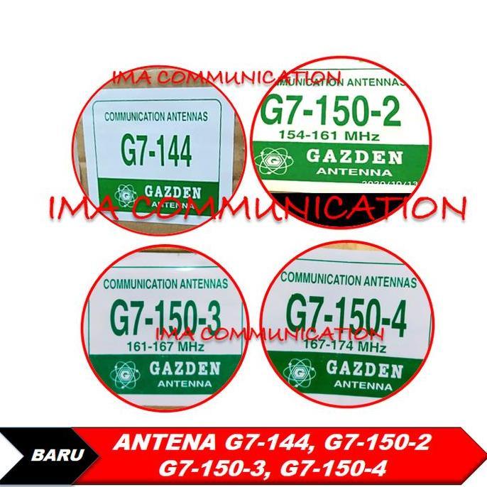 Gazden G7-150 bukan Hustler G7-150 Antena Base VHF 7dBi