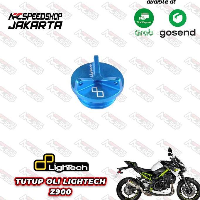 TUTUP OLI / OLI CAP LIGHTECH SERIES 011 Kawasaki Z900 - BLUE