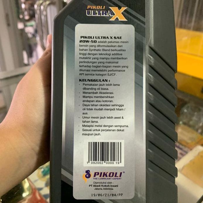 PIKOLI ULTRA X 20W50 SJ CF 1LITER