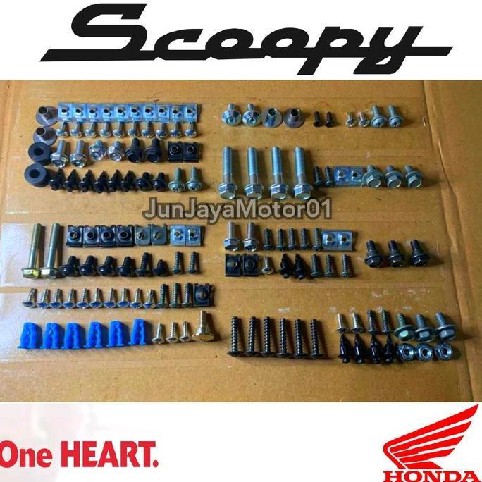 Promo Baut Fullset Body Honda Scoopy Esp 2020-2021 / Baut Fullbody Scoopy Esp Cod