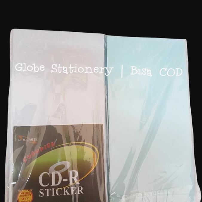 Ready Original Label CD bahan kertas HVS hrg 1pak isi 100label.