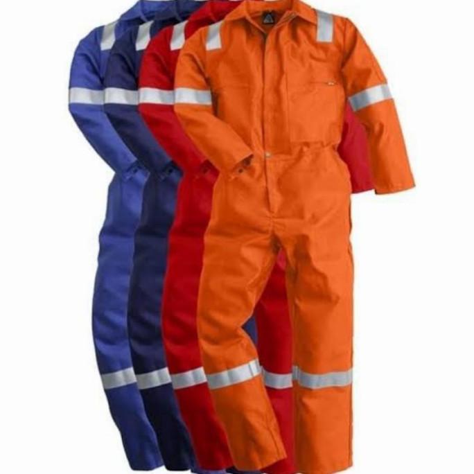 Wearpack Safety Tebal / Baju Kerja Tebal Setelan / Wearpack Set Safety