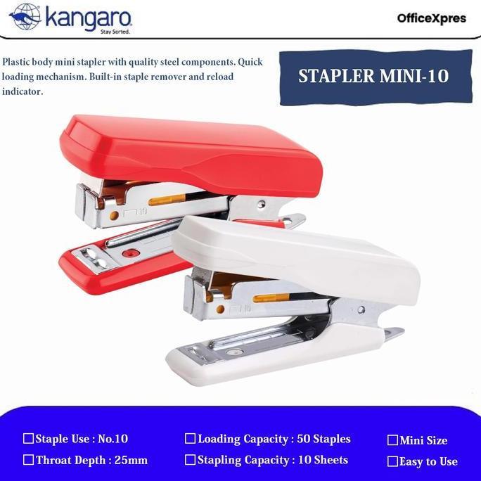 GAMYPAR Stapler Kecil Mini-10 / Stapler Imut / Stapler Kecil Lucu / Stapler Gantungan / Stapler Key 