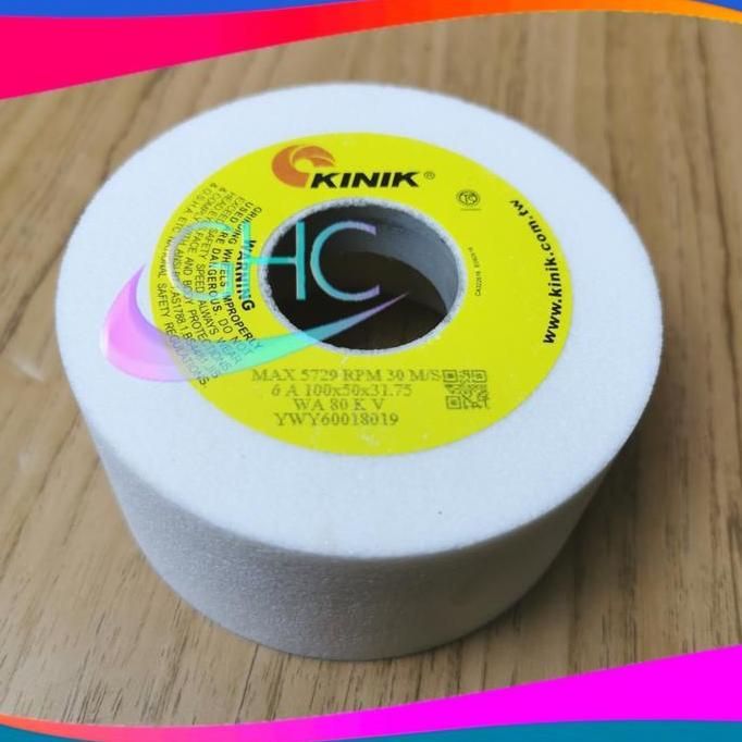 QURYGHANZ Batu Gerinda Duduk 4 inch Kinik Gerinda Mangkok 1005031.75 Grit 80