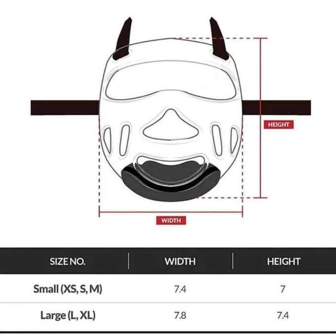 MABUROO Kaca Helm Taekwondo Pelindung Kaca Headguard Face Mask Taekwondo Pelindung Helm Taekwondo