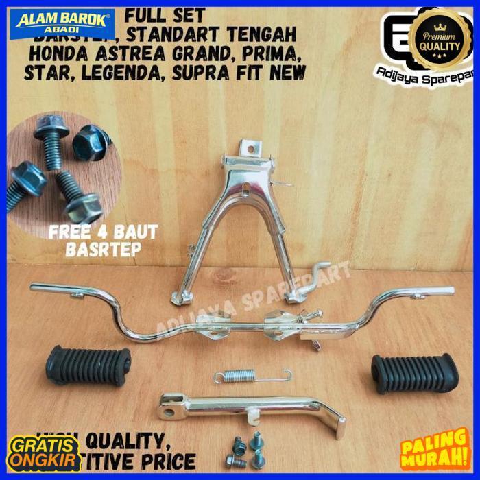Sale Fullset Full Set Bostep Bastep Step Barstep Pijakan Injakan Kaki Footstep Depan Standar Standar