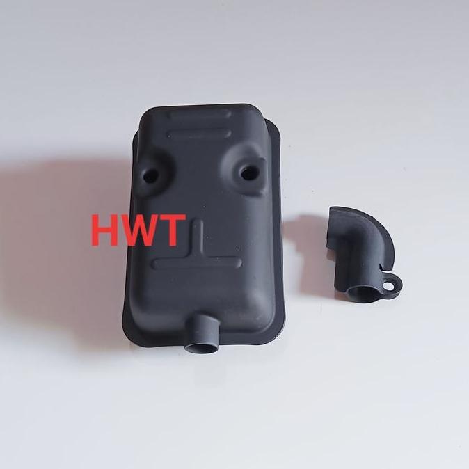 knalpot mesin potong rumput bg328 ~ muffler assy potong rumput bg328