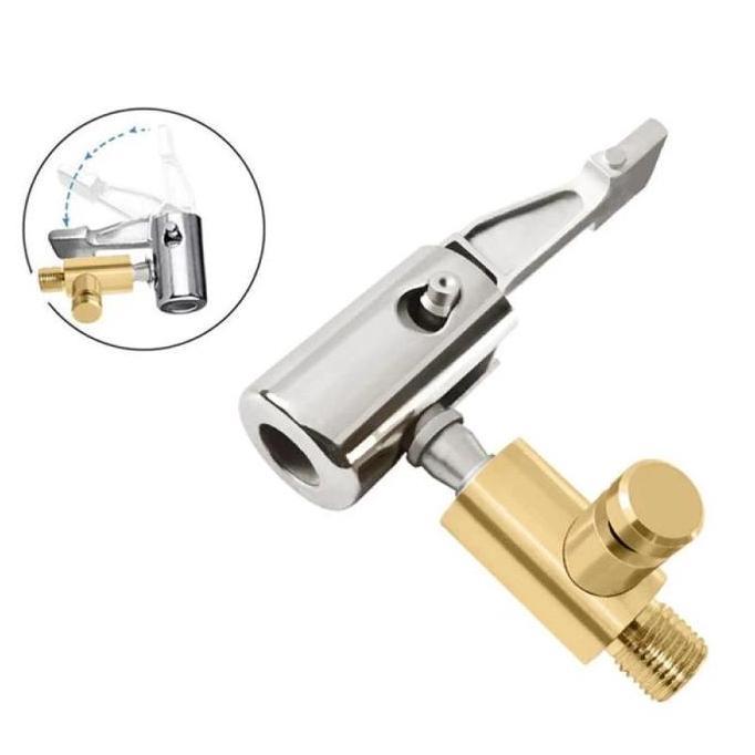 Air Chuck Alat Isi Angin Ban Kepala Untuk Ban Mobil Kepala Pompa Angin Mobil Adaptor Pompa Tire Chuc