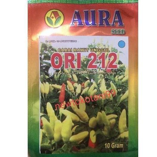 Benih cabe rawit ORI 212 10 gram cabai rawet putih ORI212 dari aura seed