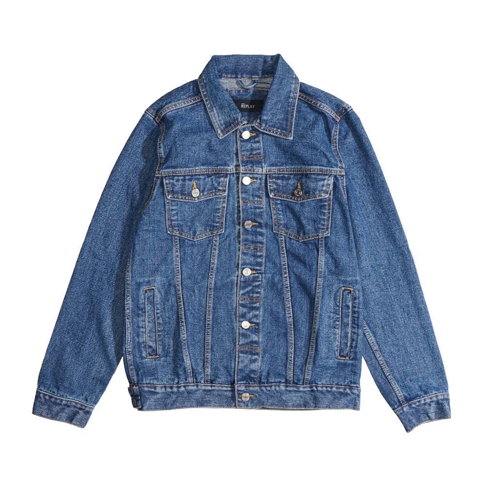 HOT Port Replay Jaket Jeans Pria Denim Trucker Rushland Type III 13oz
