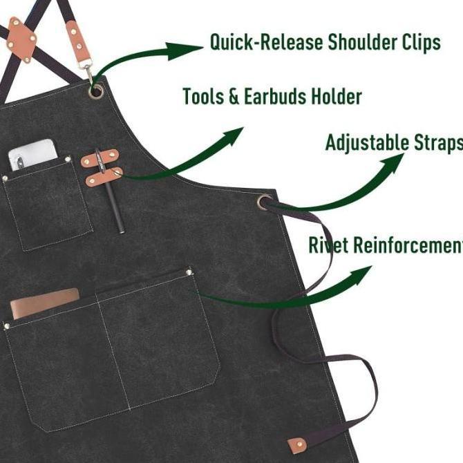 Apron Barista Waterproof Apron Chef Profesional Appron Bartender