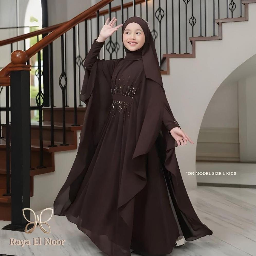 Diskon Mandocorefashion | Mayora Kaftan Anak Syarii Usia 7 Sampai 11 Tahun Terbaru Kekinian Elegan M