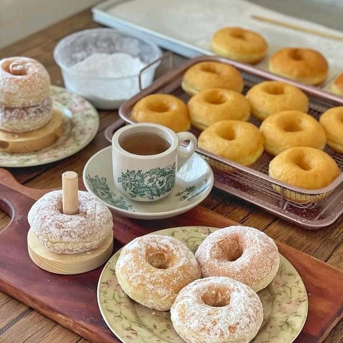 alat pencetak donat // kayu cetakan donat ES