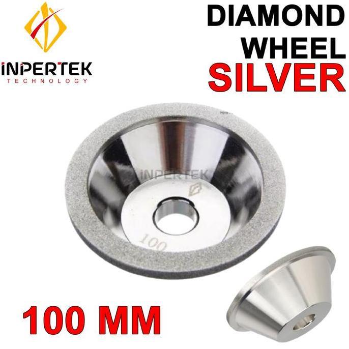 ADZKIMI Batu Gerinda 4 Inch Mangkok Diamond Grinding Wheel 100mm Asah Carbide