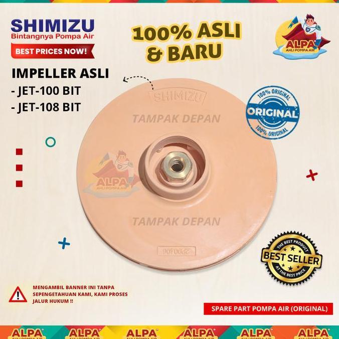BERGARANSI IMPELLER SHIMIZU SEMI JET-108 BIT (ORIGINAL)