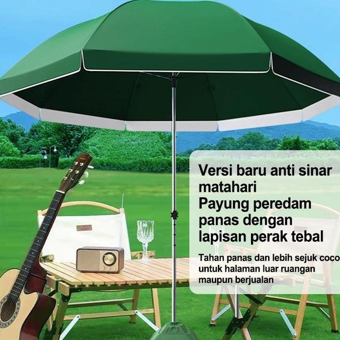 Tenda Payung Anti UV Anti Angin Event Pantai 180-300 cm/Bazaar Parasol/Payung Pantai 300CM/Payung Ca