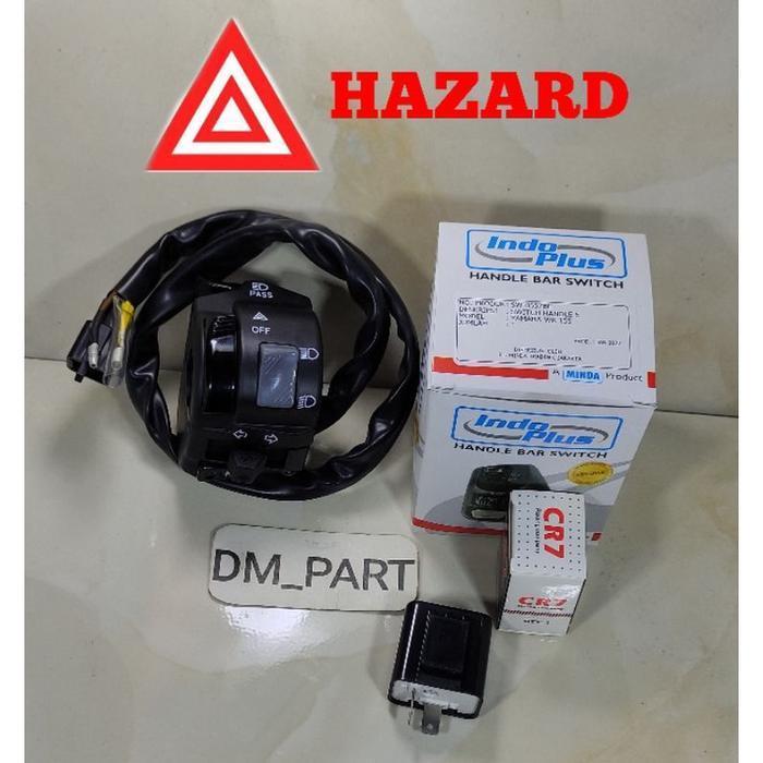 Saklar Tombol Holder Hazard Switch Asli Ori Original Sein Wr155 Wr 155 Kiri Bisa Ke Vixion R R15 V3 