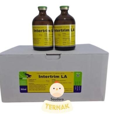 Intertrim LA 100 ml Obat Diare Pencernaan Hewan Sapi Kambing Ayam