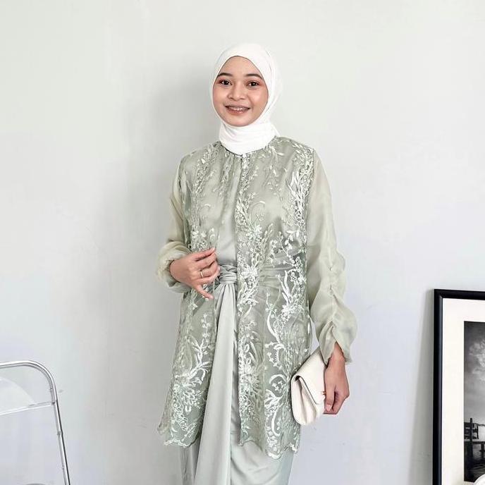 Outer Organza Motif/ Outer Tile Sapto / Outer Organza Bordir