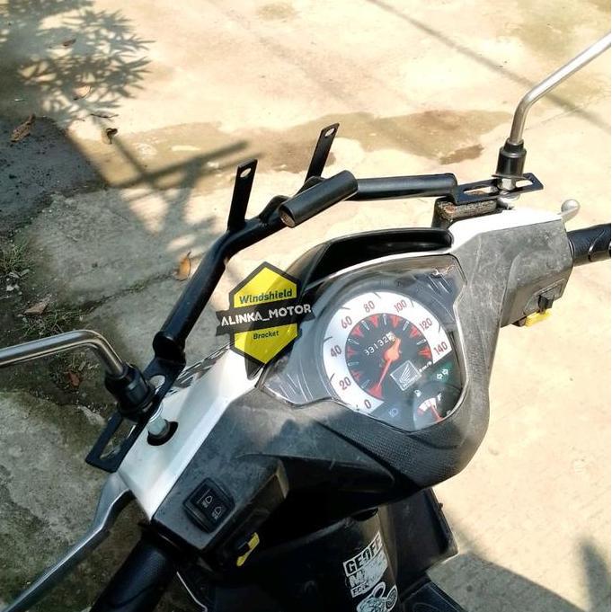 Breket Visor Honda Beat/Vario Lama Dudukan Visor Windshield Touring Hemat